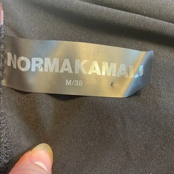 Norma Kamali Diana Ruched Midi Dress Black M - Picture 5 of 7